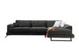 Atelier Del Sofa L3+Chl Sofá Esquinero Derecho, Antracita, 308 cm x 190 cm